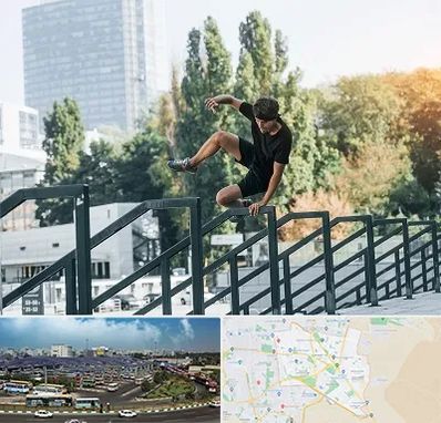 آموزش پارکور در منطقه 15 تهران 