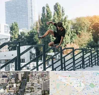 آموزش پارکور در منطقه 18 تهران 