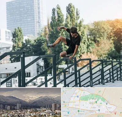 آموزش پارکور در منطقه 4 تهران 