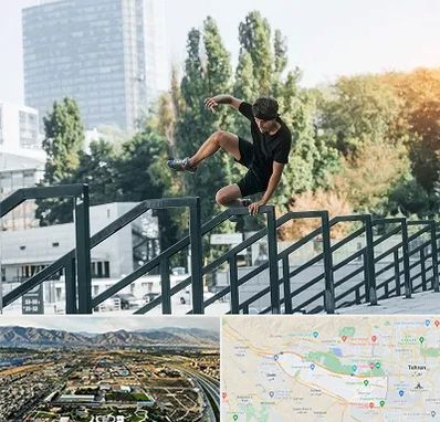 آموزش پارکور در منطقه 21 تهران 