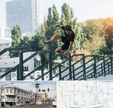 آموزش پارکور در 17شهریور