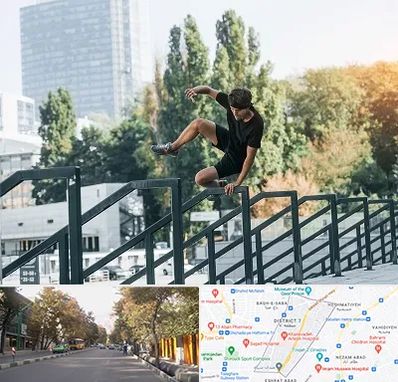 آموزش پارکور در شریعتی 