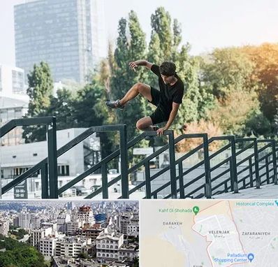 آموزش پارکور در ولنجک 