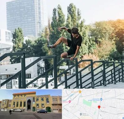 آموزش پارکور در زنبیل آباد قم