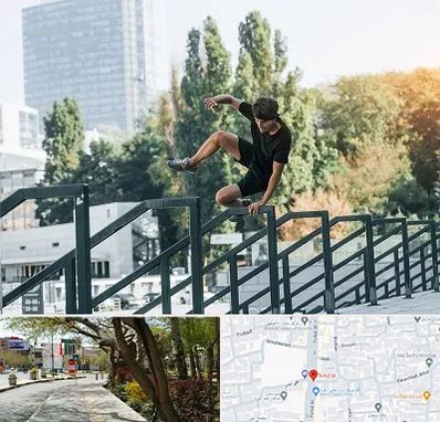 آموزش پارکور در خیابان توحید اصفهان