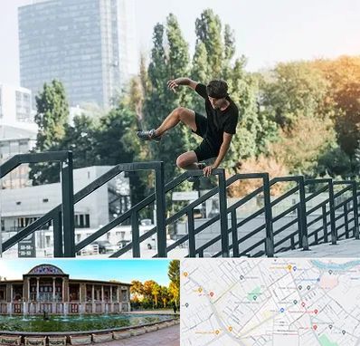 آموزش پارکور در عفیف آباد شیراز