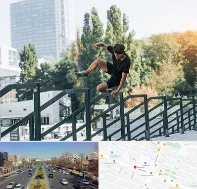 آموزش پارکور در بلوار معلم مشهد