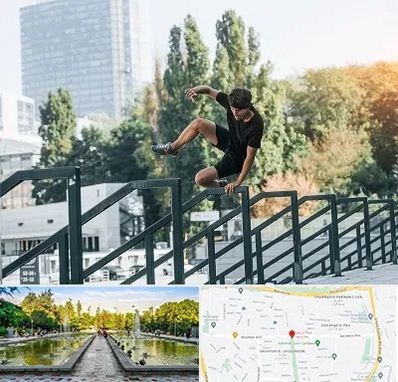 آموزش پارکور در سرسبز 