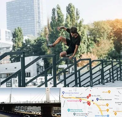 آموزش پارکور در پارک وی 