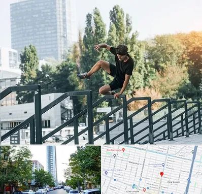 آموزش پارکور در امامت مشهد