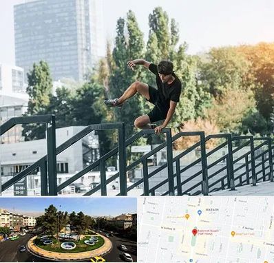 آموزش پارکور در هفت حوض 