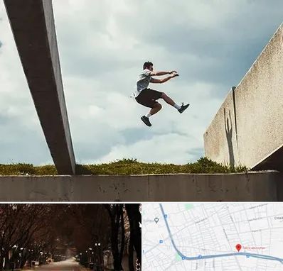 کلاس پارکور در ابوریحان تبریز