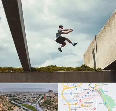 کلاس پارکور در معالی آباد شیراز