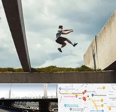 کلاس پارکور در پارک وی 