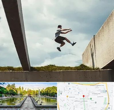 کلاس پارکور در سرسبز 