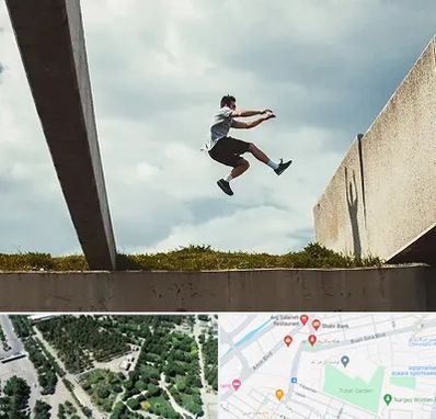 کلاس پارکور در سالاریه قم