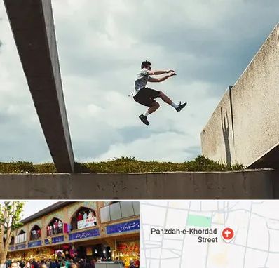 کلاس پارکور در 15 خرداد