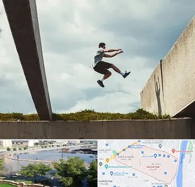 کلاس پارکور در گلستان اهواز