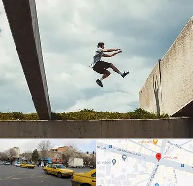 کلاس پارکور در شهناز تبریز