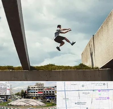 کلاس پارکور در مرکز تهران