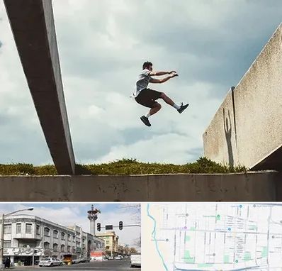 کلاس پارکور در 17شهریور