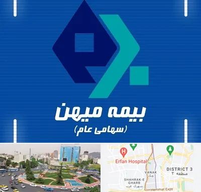 بیمه میهن در ونک 