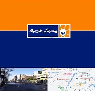 بیمه خاورمیانه در خیابان ملاصدرا شیراز