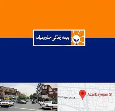 بیمه خاورمیانه در خیابان آذربایجان