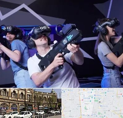 بازی واقعیت مجازی در منطقه 11 تهران 