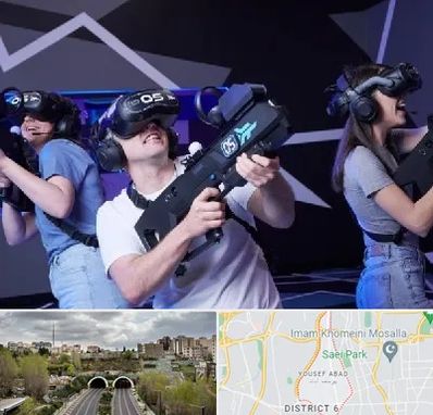 بازی واقعیت مجازی در یوسف آباد 