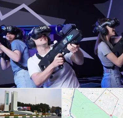 بازی واقعیت مجازی در بلوار فلسیطین مشهد