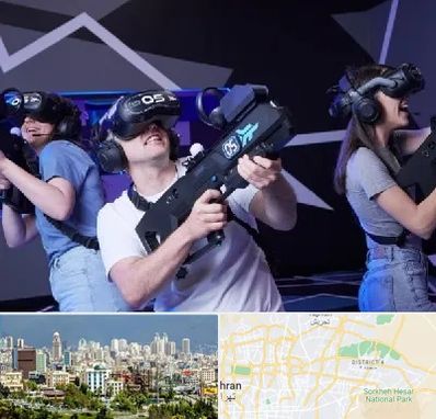 بازی واقعیت مجازی در شرق تهران 