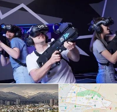 بازی واقعیت مجازی در منطقه 4 تهران 