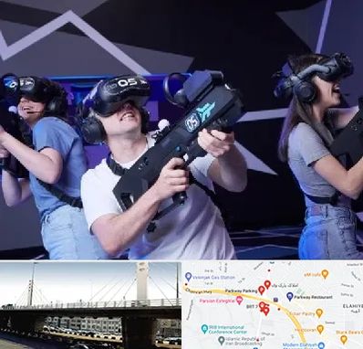 بازی واقعیت مجازی در پارک وی 