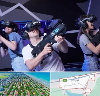 بازی واقعیت مجازی در نور