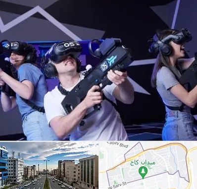 بازی واقعیت مجازی در سعادت آباد 