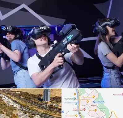 بازی واقعیت مجازی در خیابان نیایش شیراز