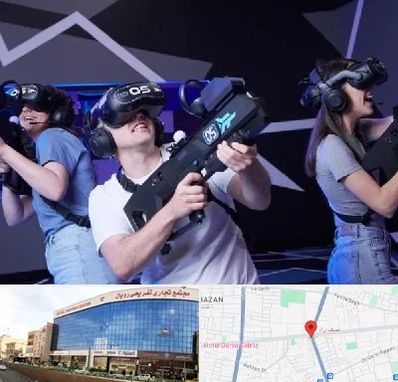 بازی واقعیت مجازی در نصف راه تبریز