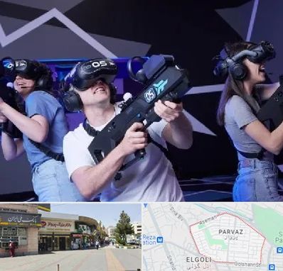 بازی واقعیت مجازی در پرواز تبریز