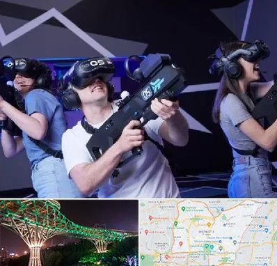 بازی واقعیت مجازی در منطقه 3 تهران 