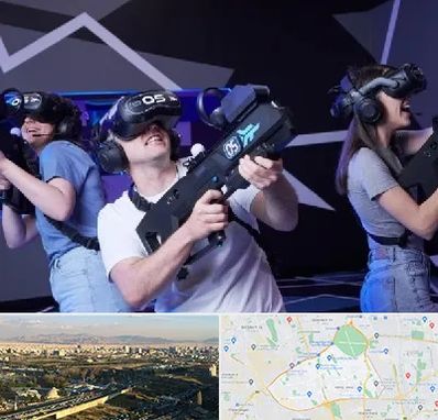 بازی واقعیت مجازی در منطقه 19 تهران 