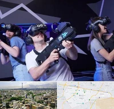 بازی واقعیت مجازی در منطقه 8 تهران 
