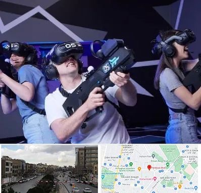 بازی واقعیت مجازی در بلوار فردوسی مشهد