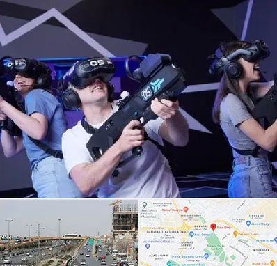 بازی واقعیت مجازی در بلوار توس مشهد