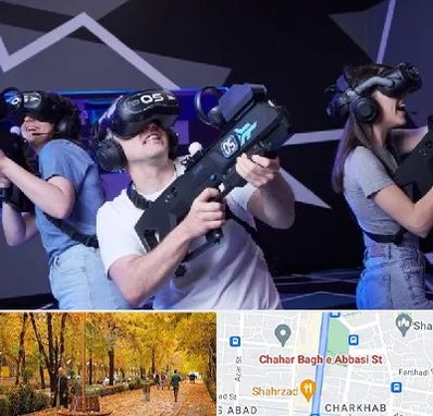 بازی واقعیت مجازی در چهارباغ اصفهان