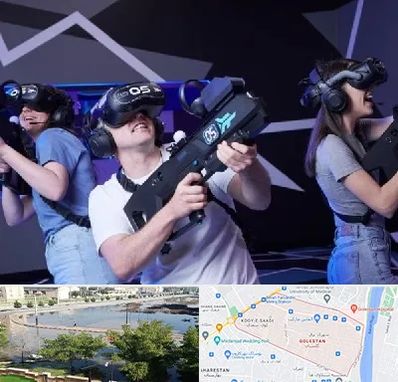 بازی واقعیت مجازی در گلستان اهواز