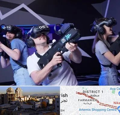 بازی واقعیت مجازی در فرمانیه 