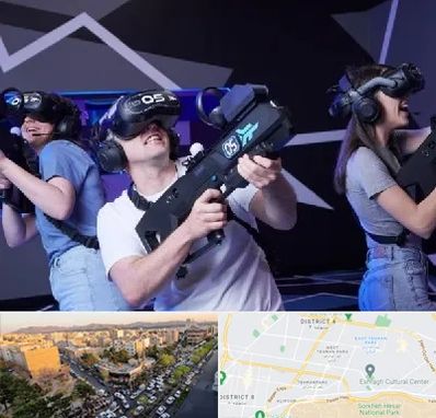 بازی واقعیت مجازی در تهرانپارس 