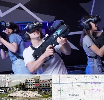 بازی واقعیت مجازی در مرکز تهران