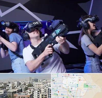 بازی واقعیت مجازی در منطقه 14 تهران 